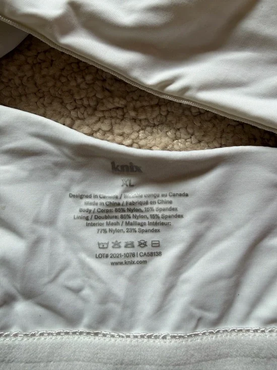 knix One-Shoulder Bikini Top in White - Picture 3 of 3